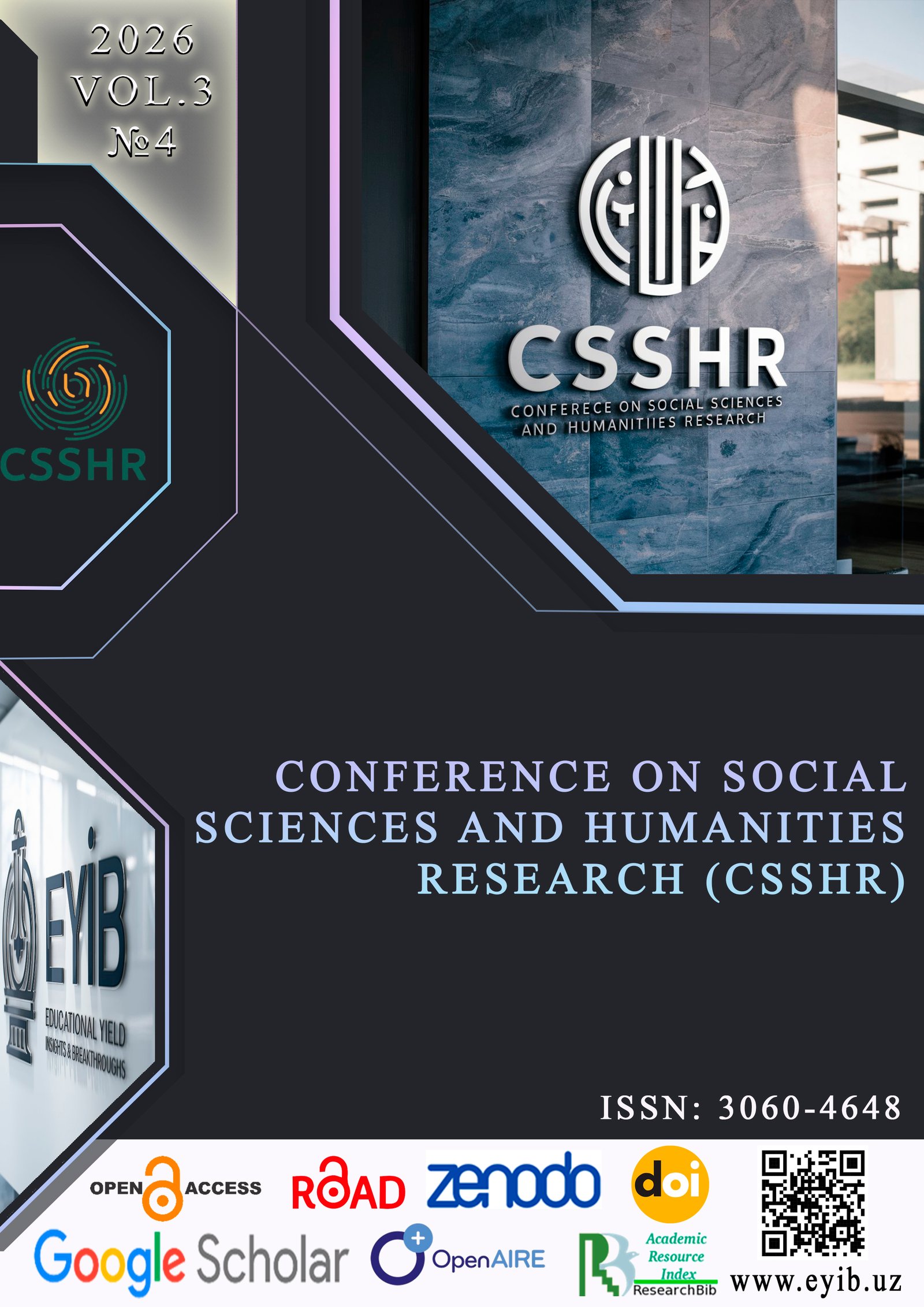 					View Vol. 3 No. 4 (2026): Conference on Social Sciences and Humanities Research (CSSHR)
				